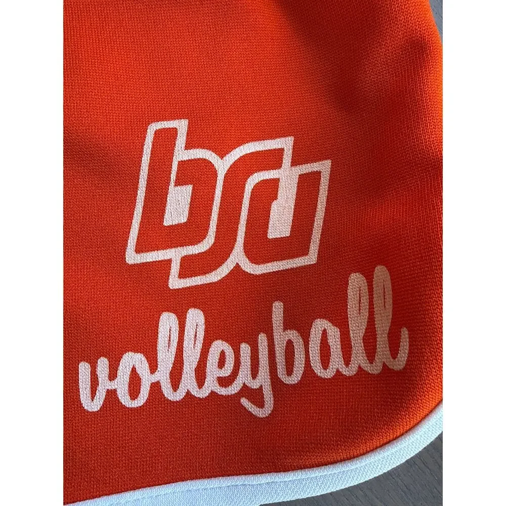 Vintage Gym Shorts in Orange BSU Volleyball Size Medium
